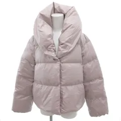 クイーンズコート QUEENS COURT ショールカラーショートダウン 1 ピンク ビッグカラー ボタン留 2205-17063/HW ■ECD001のサムネイル