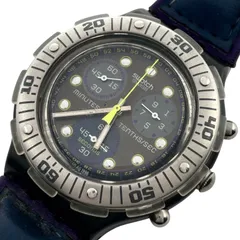 稼働/訳有/新品電池　Swatch　スウォッチ　腕時計　アクアクロノ　SBM108　クロノグラフ　ダイバー　アナログ　3針　ラウンド　レザーバンド【z39】