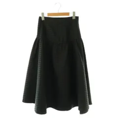 ボーダーズアットバルコニー BORDERS at BALCONY ICONIC BORDER SKIRT スカート フレア ロング ボーダー 38 ブラック /HK ■OS ■SHのサムネイル