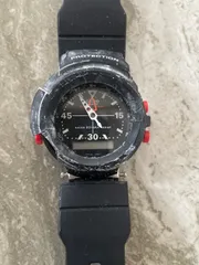 【ジャンク品】CASIO G-SHOCK AW-500 黒文字盤　 ヴィンテージのサムネイル