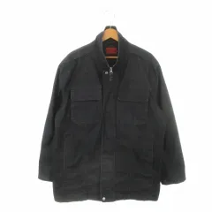 ミスタージュンコ Mr.JUNKO RED ジャケット 上着 L 紺 ダークブルー スタンドカラー 長袖 フラップポケット /AH45 ■ECB004のサムネイル