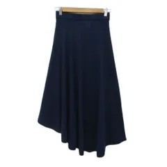 デミリー DEMYLEE アシンメトリースカート S 紺 ネイビー マキシ丈 ロング丈 /YS19 ■GY70のサムネイル