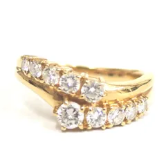 NA419041 タサキ リング・指輪 K18 イエローゴールド ダイヤモンド 0.69ct #12.5 レディース TASAKI 中古のサムネイル