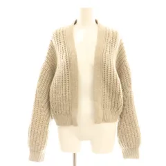 カーサフライン CASA FLINE ハンドショートカーディガン ニット F ベージュ /DF ■OSのサムネイル