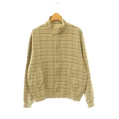 オーラリー AURALEE SILK LINEN NEP CHECK ZIP BLOUSON ブルゾン ジャケット チェック 0 ベージュ マルチカラー A26SB03SN /CX ■OSのサムネイル