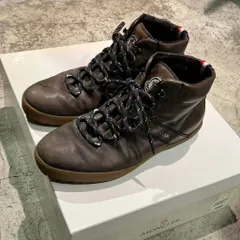 MONCLER モンクレール ロゴ レザートレッキングブーツ シューズ SIZE41【表参道t】のサムネイル