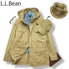 エルエルビーン L.L.Bean 287408 M―65型 ミリタリー ジャケット 襟裏収納 フード付き 裏地 メッシュ M ベージュ アウトドア アメカジ メンズ 男性用のサムネイル