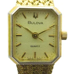 ブローバ BULOVA 9063-5020 腕時計 ウォッチ クォーツ ロゴ ゴールド色 ■GY18 /MQのサムネイル