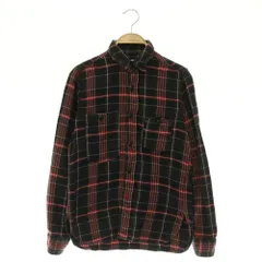 エンジニアードガーメンツ Engineered Garments FENWICK チェック柄ワークシャツ ネルシャツ 長袖 1 レッド ブラウン /MY ■OSのサムネイル
