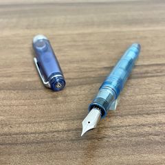 千刈ウォーターブルー ゴールドFM 限定生産】NAGASAWAオリジナル万年筆