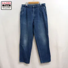 90s USA製 vintage DOCKERS 2タック デニムパンツ メンズ Lサイズ相当のサムネイル