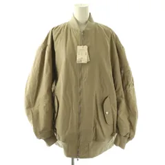 ウィムガゼット Whim Gazette 24AW ナイロンツイルMA-1 ブルゾン 中綿 ジップアップ F ベージュ WGZ1042608A0001 /KUのサムネイル