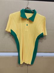 880556 イッセイミヤケ　PLEATS PLEASE ポロシャツ