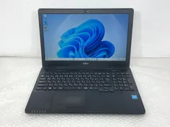 富士通 FUJITSU LIFEBOOK AH42/Y Celeron 3855U/8GB/1TB HDD/Windows11/15.6型HD シャイニーブラック HDDマウンタ欠品のサムネイル