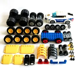 十日町様 2点おまとめ商品 レゴ 正規品 中古 タイヤ(車10台分)・車部品 レゴブロック【管理番号：4351】のサムネイル