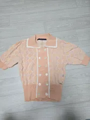 GUESS ニットカーディガン ピンクのサムネイル