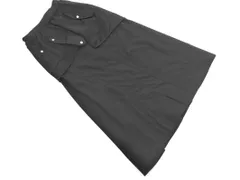 AULA AILA アウラアイラ フェイクレイヤード ミリタリー ロング スカート size1/黒 ■■ レディースのサムネイル