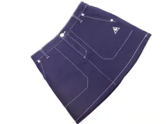 le coq sportif ルコックスポルティフ ゴルフ ロゴ 刺繍 プリント スカート size11/紺 ■■ レディースのサムネイル