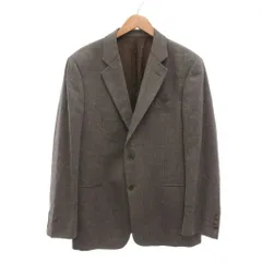 アルマーニ コレツィオーニ ARMANI COLLEZIONI イタリア製 テーラードジャケット シングルブレスト 52 グレー 総柄 /NU ■IBO101のサムネイル
