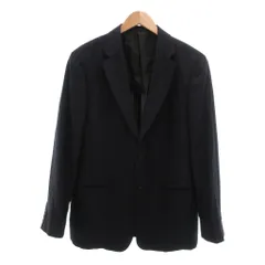 アルマーニ コレツィオーニ ARMANI COLLEZIONI イタリア製 テーラードジャケット ブレザー 50 紺 ネイビー シングルブレスト シルク混 /NU ■IBO101のサムネイル