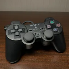 F014 SONY PlayStation DUALSHOCK2 SCPH-10010 ソニー プレイステーション デュアルショック 2 PS2 プレステ2 ゲーム コントローラー 動作品のサムネイル