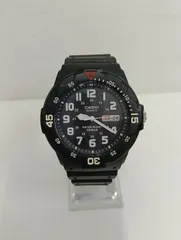 【中古品】 【動作確認済み】 CASIOカシオ 腕時計 MRW-200H クオーツ 黒ブラック ステンレス 時計 現状品のサムネイル