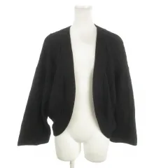 ソニア ソニアリキエル SONIA SONIA RYKIEL カーディガン ニット ウール 40 黒 ブラック 長袖 ドルマン トッパー /MN12 ■ECD001のサムネイル