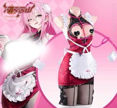 勝利の女神ニケ ベルベット メイド服 コスプレ衣装(ウィッグ・靴対応可