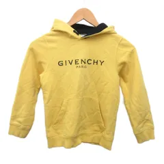 ジバンシィ GIVENCHY パーカー スウェット フーディー プリント ワレ加工 子ども服 イエロー 8 ■IBO96のサムネイル