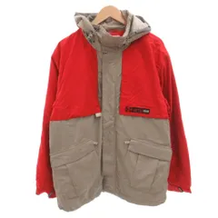バートン BURTON 中綿ジャケット スキーウェア フード バイカラー  侍 レッド M 赤 レッド グレー /FFのサムネイル