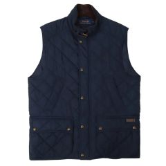 POLO RALPH LAUREN キルティングベスト ネイビー - メルカリ