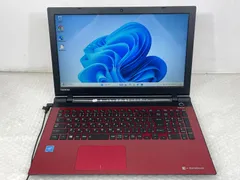 東芝 TOSHIBA dynabook T45/UR Celeron 3215U/8GB/640GB HDD/Windows11/15.6型HD モデナレッド 難ありのサムネイル