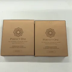 A0502 PERFECT ONE パーフェクトワン 薬用リンクル&カバークッションファンデーション ナチュラル レフィル パフ付き 13g 計2点セット