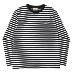 Maison Kitsuné ブラック ストライプ ボーダー ロングスリーブのサムネイル