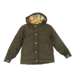 アーノルドパーマー Arnold Palmer CLASSIC STYLE ダウンジャケット ボーイズ 男の子 子供服 フーディ ロゴ刺繍 105 茶 ブラウン /CK6 ■GY49のサムネイル