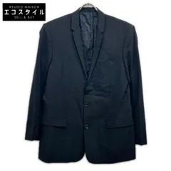 Dior HOMME　ディオールオム　クラシックナローラペルテーラードジャケット ブラック 233C762A1800　48のサムネイル
