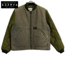 (W)TAPS　ダブルタップス　172GWDT-JKM03 MC JACKET キルティング切替 ダック生地 ボンバージャケット カーキ　1のサムネイル