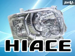 【装着OK】トヨタ純正 200系 ハイエース ダークプライム 後期 4型 5型 6型 LED ヘッドライト ヘッドランプ 右側 運転席側 A3 KOITO 26-137のサムネイル