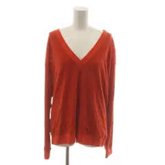 ヴィヴィアンタム VIVIENNE TAM シャツ ブラウス 長袖 1 赤 レッド Vネック 015-910903 /RRのサムネイル