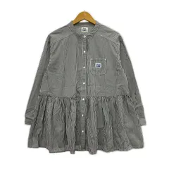 Lee リー長袖シャツ sizeマタニティ M/ダークグレー×ホワイトのサムネイル