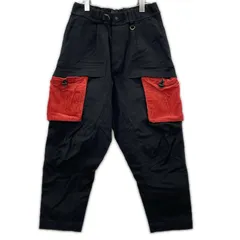 ALDIES アールディーズカーゴパンツ sizeｓ/ブラック×レッドのサムネイル