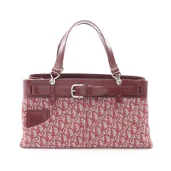 ディオール Dior ハンドバッグ トロッター ボルドー キャンバス レザー トロッターハンドバッグ レディース Used Bのサムネイル