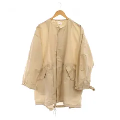 アーバンリサーチ ドアーズ URBAN RESEARCH DOORS 24SS ジャケット M ベージュ 無地 ノーカラー 長袖 ドローストリング /JPのサムネイル