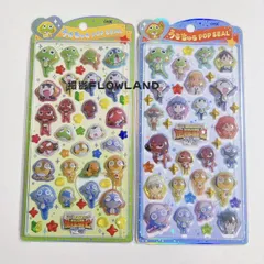 【2種類セット】クラックス ケロロ軍曹 うるちゅるポップシール 1・2 140573・140574 デコシールのサムネイル
