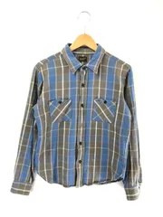 【中古品】 TENDERLOIN テンダーロイン L/S CHECK SHIRT BLUE ロングスリーブ チェック シャツ 長袖 シャツ トップス 【145-260805-rt-17-tagh】のサムネイル