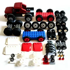 レゴ 正規品 中古 タイヤ(車10台分)・車部品 レゴブロック【管理番号：4352】のサムネイル