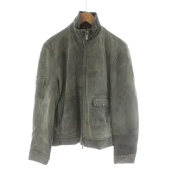 アルマーニエクスチェンジ A/X ARMANI EXCHANGE レザージャケット スエード ジップアップ S グレー /AN22 ■ECD001のサムネイル