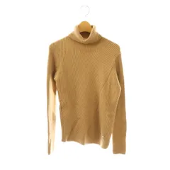 マッキントッシュ ロンドン MACKINTOSH LONDON ウール タートルネック ニット セーター 切り替え M ベージュ ブラウン /OK ■OSのサムネイル