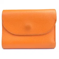 ホーボー／hobo 財布 ウォレット メンズ 男性 男性用 レザー 革 本革 オレンジ  HB-W2904 TRIFOLD WALLET 小銭入れあり 三つ折り シボ革 シュリンクレザーのサムネイル
