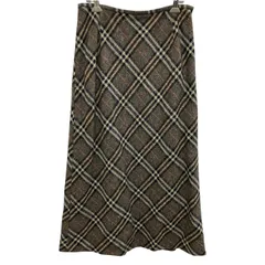BURBERRY LONDON/バーバリーロンドン/ノバチェック/ウールスカート/サイズ40/ブラウン/FE0451のサムネイル